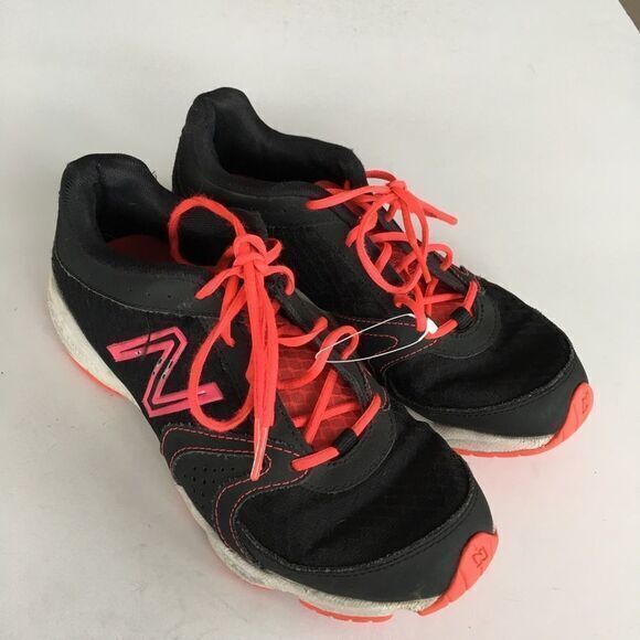 New Balance Athletic Shoes Lace Up Black‎ Red Womens Size 7 - Picture 1 of 5